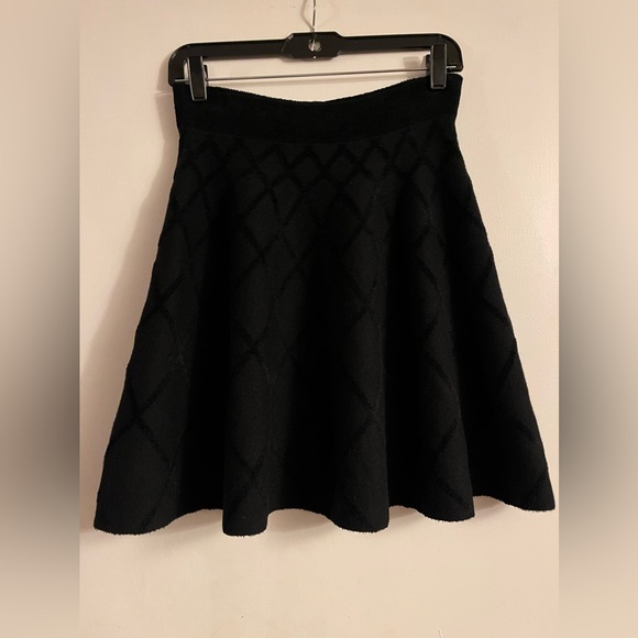 MAEVE by Anthropologie Kristina Chenille Knit Skirt Black Sz S - Picture 9 of 10